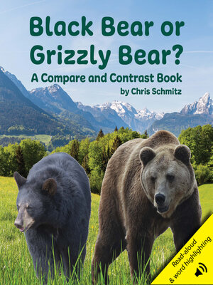 cover image of Black Bear or Grizzly Bear?